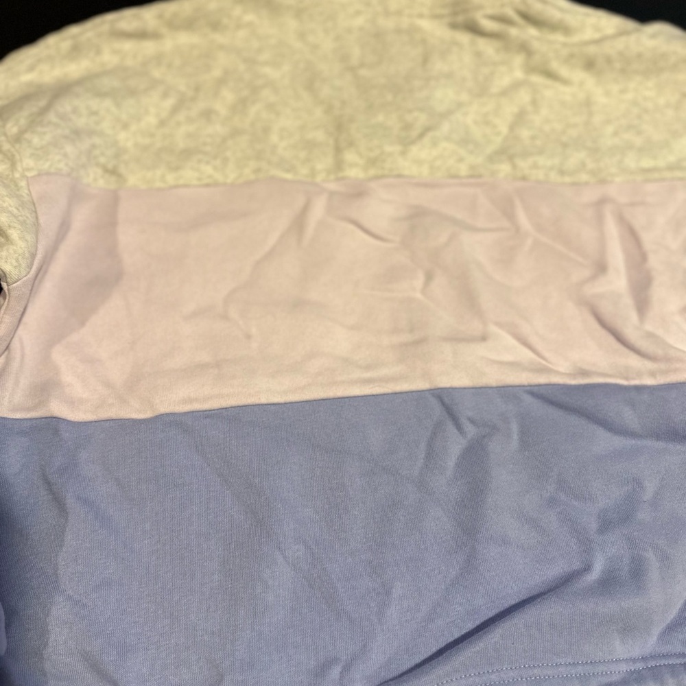 American Eagle Outfitters Gray and Lavender Zip-Up Hoodie